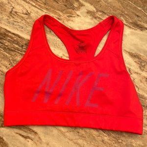 Watermelon red Nike sports bra - medium